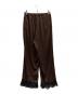 ARCHIVE STANCE JOURNAL STANDARD relume (ジャーナルスタンダード レリューム) satin stripe easy pants / 26030463000410 ブラウン サイズ:FREE 未使用品：7000円