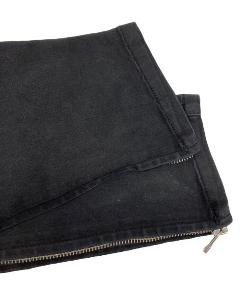 DANKE SCHON（ダンケ シェーン）Danke schon (ダンケ シェーン) PREMIUM SUPER STRETCH TC BLACK FLAP PANTS ブラック サイズ:34の古着・服飾アイテム