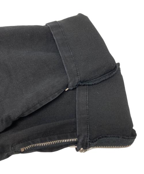 DANKE SCHON（ダンケ シェーン）Danke schon (ダンケ シェーン) PREMIUM SUPER STRETCH TC BLACK FLAP PANTS ブラック サイズ:34の古着・服飾アイテム