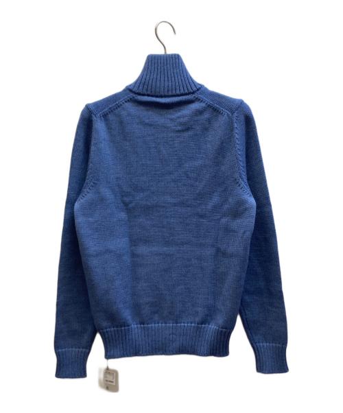 Zanone（ザノーネ）Zanone (ザノーネ) ミドルゲージ ニット ジャケット スカイブルー サイズ:46 未使用品の古着・服飾アイテム