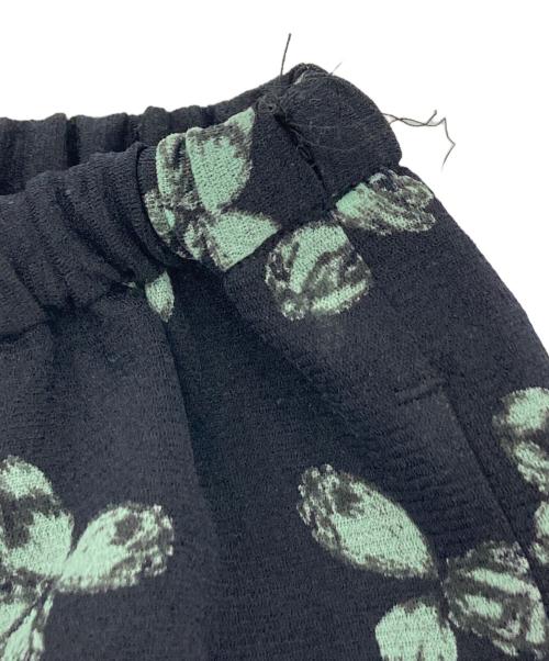 Whim Gazette（ウィムガゼット）Whim Gazette (ウィムガゼット) シアーフラワーパンツ ブラック サイズ:FREEの古着・服飾アイテム