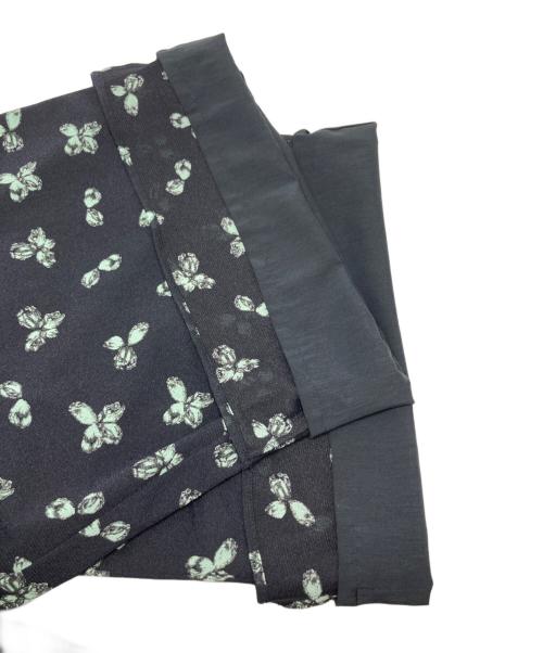 Whim Gazette（ウィムガゼット）Whim Gazette (ウィムガゼット) シアーフラワーパンツ ブラック サイズ:FREEの古着・服飾アイテム