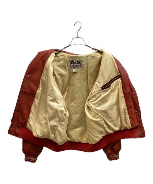 AVIREX（アヴィレックス）AVIREX (アヴィレックス) レザージャケット レッド サイズ:-の古着・服飾アイテム