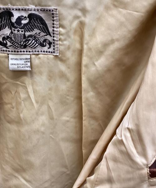 AVIREX（アヴィレックス）AVIREX (アヴィレックス) レザージャケット レッド サイズ:-の古着・服飾アイテム