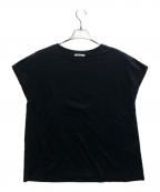 DEUXIEME CLASSEドゥーズィエム クラス）の古着「フレンチスリーブ Tシャツ」｜ブラック