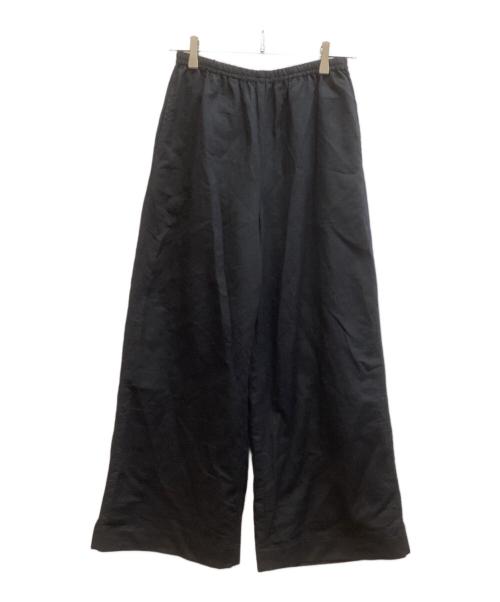 DEUXIEME CLASSE（ドゥーズィエム クラス）DEUXIEME CLASSE (ドゥーズィエム クラス) Cotton Linen Relax パンツ/26030500824010 ブラック サイズ:36の古着・服飾アイテム