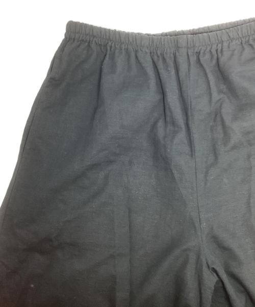 DEUXIEME CLASSE（ドゥーズィエム クラス）DEUXIEME CLASSE (ドゥーズィエム クラス) Cotton Linen Relax パンツ/26030500824010 ブラック サイズ:36の古着・服飾アイテム