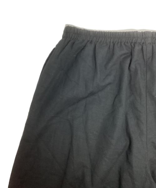 DEUXIEME CLASSE（ドゥーズィエム クラス）DEUXIEME CLASSE (ドゥーズィエム クラス) Cotton Linen Relax パンツ/26030500824010 ブラック サイズ:36の古着・服飾アイテム