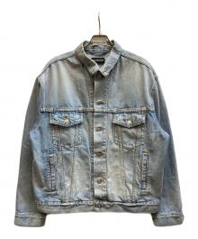 BALENCIAGA（バレンシアガ）の古着「バックロゴデニムジャケット」｜インディゴ
