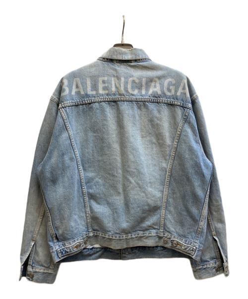 BALENCIAGA（バレンシアガ）BALENCIAGA (バレンシアガ) バックロゴデニムジャケット インディゴ サイズ:48の古着・服飾アイテム