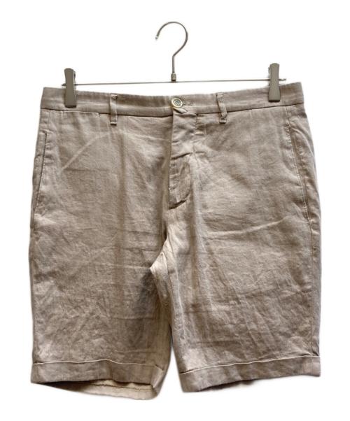 LARDINI（ラルディーニ）LARDINI (ラルディーニ) リネンブレンドハーフパンツ カーキ サイズ:44の古着・服飾アイテム