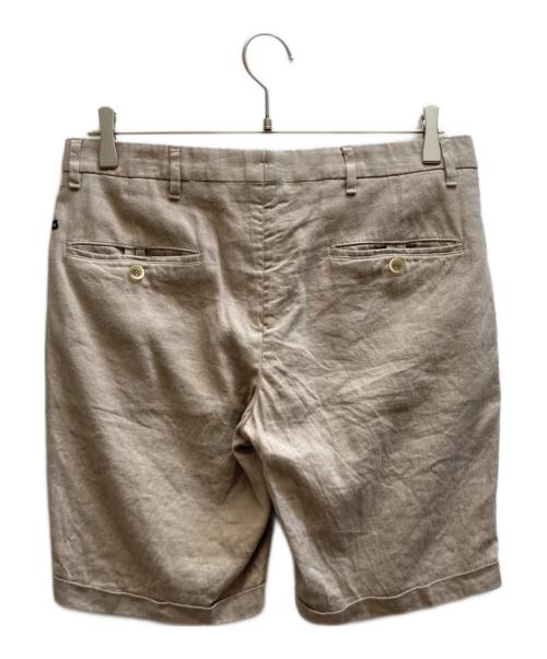 LARDINI（ラルディーニ）LARDINI (ラルディーニ) リネンブレンドハーフパンツ カーキ サイズ:44の古着・服飾アイテム