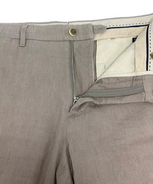 LARDINI（ラルディーニ）LARDINI (ラルディーニ) リネンブレンドハーフパンツ カーキ サイズ:44の古着・服飾アイテム