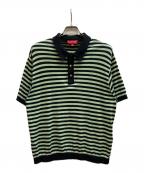 SUPREMEシュプリーム）の古着「Striped Knit」｜グリーン×ブラック
