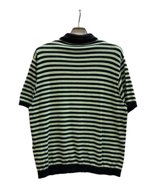 SUPREME（シュプリーム）Supreme (シュプリーム) Striped Knit グリーン×ブラック サイズ:Mの古着・服飾アイテム