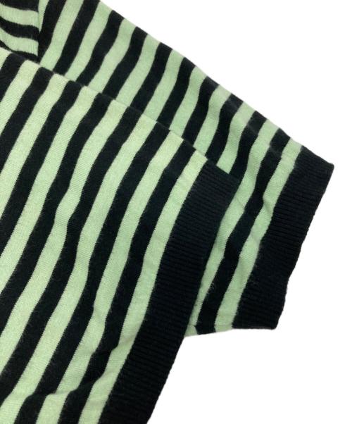 SUPREME（シュプリーム）Supreme (シュプリーム) Striped Knit グリーン×ブラック サイズ:Mの古着・服飾アイテム
