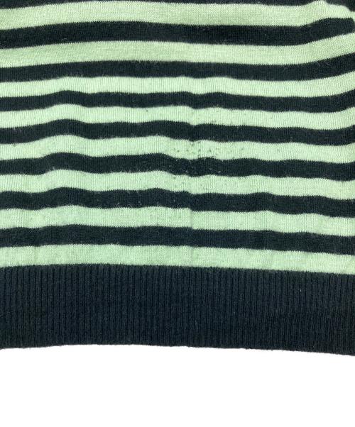 SUPREME（シュプリーム）Supreme (シュプリーム) Striped Knit グリーン×ブラック サイズ:Mの古着・服飾アイテム