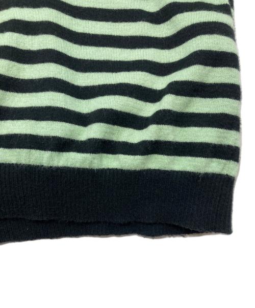 SUPREME（シュプリーム）Supreme (シュプリーム) Striped Knit グリーン×ブラック サイズ:Mの古着・服飾アイテム