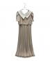 Her lip to（ハーリップトゥ）の古着「Butterfly Collar Pleated Dress / 1241305053」｜ベージュ