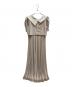 Her lip to (ハーリップトゥ) Butterfly Collar Pleated Dress / 1241305053 ベージュ サイズ:S：8000円