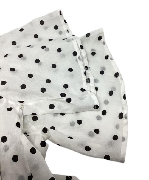 Couture d'adam（クチュールドアダム）COUTURE D'ADAM (クチュールドアダム) PolkaDots Open Coller Shirt ホワイト サイズ:38 未使用品の古着・服飾アイテム
