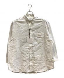 Couture d'adam（クチュールドアダム）の古着「Margaret Embroidery oversized Shirt  / 26SS-032」｜ホワイト