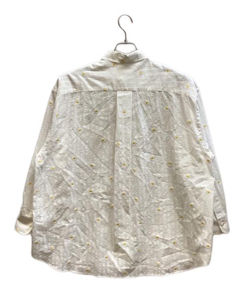 Couture d'adam（クチュールドアダム）COUTURE D'ADAM (クチュールドアダム) Margaret Embroidery oversized Shirt  / 26SS-032 ホワイト サイズ:38 未使用品の古着・服飾アイテム