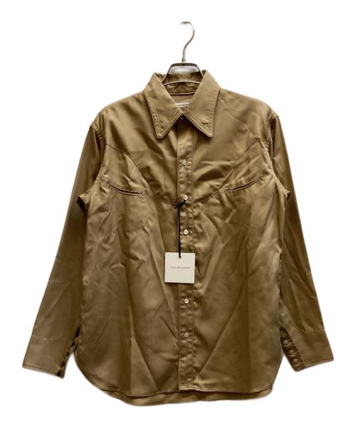 Couture d'adam（クチュールドアダム）Couture d'adam (クチュールドアダム) Rayon Ranch Shirt/25AW-076 ベージュ サイズ:38の古着・服飾アイテム