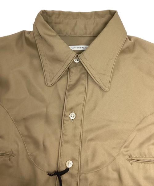 Couture d'adam（クチュールドアダム）Couture d'adam (クチュールドアダム) Rayon Ranch Shirt/25AW-076 ベージュ サイズ:38の古着・服飾アイテム