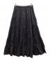 COUTURE D'ADAM (クチュールドアダム) Glitter Tiered Skirt ブラック サイズ:38 未使用品：16000円