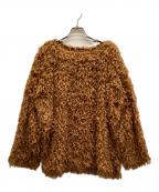 Couture d'adamクチュールドアダム）の古着「Bird/Feather-Tee Shirt/24AW-064」｜ブラウン