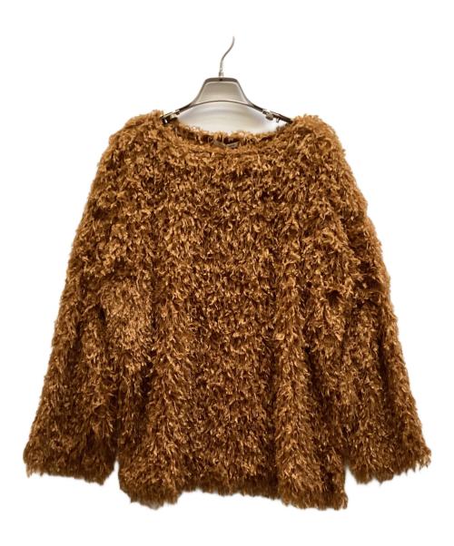 Couture d'adam（クチュールドアダム）Couture d'adam (クチュールドアダム) Bird/Feather-Tee Shirt/24AW-064 ブラウン サイズ:42 未使用品の古着・服飾アイテム