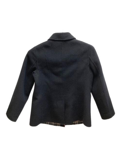 BURBERRY LONDON（バーバリーロンドン）BURBERRY LONDON (バーバリーロンドン) カシミヤ混 ショートコート ブラック サイズ:13の古着・服飾アイテム