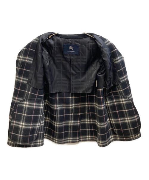 BURBERRY LONDON（バーバリーロンドン）BURBERRY LONDON (バーバリーロンドン) カシミヤ混 ショートコート ブラック サイズ:13の古着・服飾アイテム