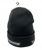 SUPREME×New Eraシュプリーム×ニューエラ）の古着「box logo beanie」｜ブラック