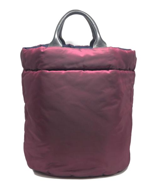 tricot COMME des GARCONS（トリココムデギャルソン）tricot COMME des GARCONS (トリココムデギャルソン) ナイロントートバッグ / TK042020 レッド×ネイビーの古着・服飾アイテム