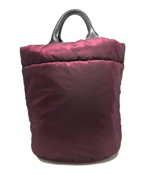 tricot COMME des GARCONS（トリココムデギャルソン）tricot COMME des GARCONS (トリココムデギャルソン) ナイロントートバッグ / TK042020 レッド×ネイビーの古着・服飾アイテム