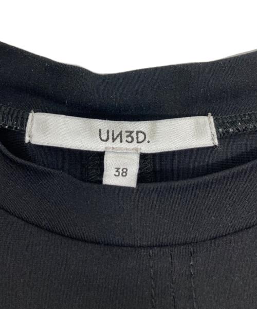 UN3D.（アンスリード）UN3D. (アンスリード) MA-1ディテールTシャツ/522412700301 ブラック サイズ:38の古着・服飾アイテム