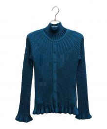 LANVIN COLLECTION（ランバンコレクション）の古着「アンサンブルカーディガン」｜ブルー