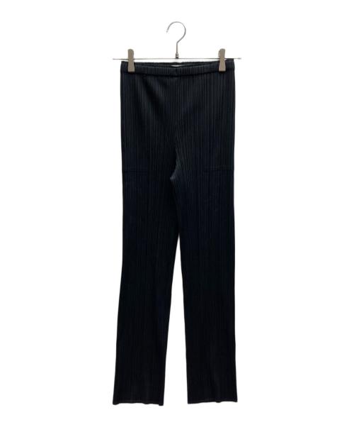 PLEATS PLEASE（プリーツプリーズ）PLEATS PLEASE (プリーツプリーズ) ストレートプリーツパンツ / PP55JF111/3 ブラック サイズ:-の古着・服飾アイテム