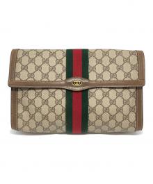GUCCI（グッチ）の古着「クラッチバッグ」｜ブラウン