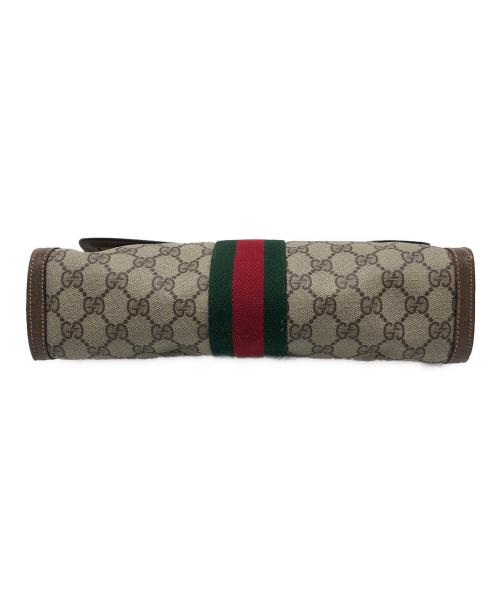 GUCCI（グッチ）GUCCI (グッチ) クラッチバッグ ブラウンの古着・服飾アイテム