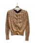 Vivienne Westwood RED LABEL（ヴィヴィアンウエストウッドレッドレーベル）の古着「オーブ刺繍カーディガン/16-55-151001」｜ベージュ