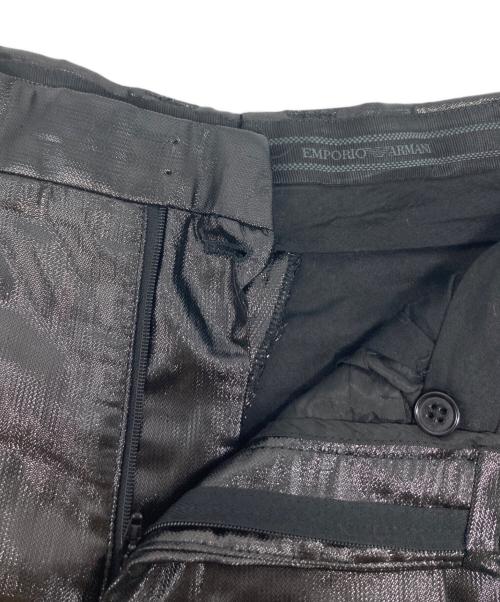 EMPORIO ARMANI（エンポリオ アルマーニ）EMPORIO ARMANI (エンポリオ アルマーニ) ドレスパンツ ブラック サイズ:44の古着・服飾アイテム