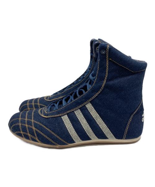 adidas（アディダス）adidas (アディダス) デニムボクシングシューズ/010947 インディゴ サイズ:US6の古着・服飾アイテム