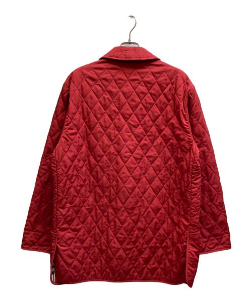 BURBERRY LONDON（バーバリーロンドン）BURBERRY LONDON (バーバリーロンドン) キルティングジャケット レッド サイズ:Mの古着・服飾アイテム