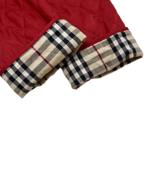 BURBERRY LONDON（バーバリーロンドン）BURBERRY LONDON (バーバリーロンドン) キルティングジャケット レッド サイズ:Mの古着・服飾アイテム