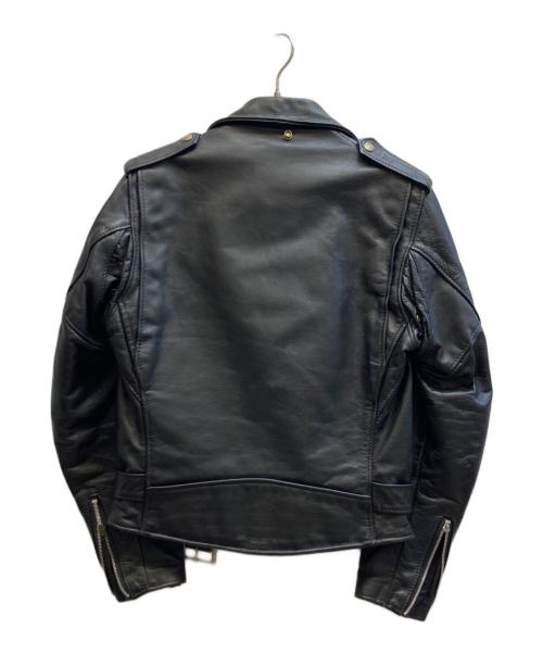 Schott（ショット）Schott (ショット) ダブルライダースジャケット ブラック サイズ:36の古着・服飾アイテム