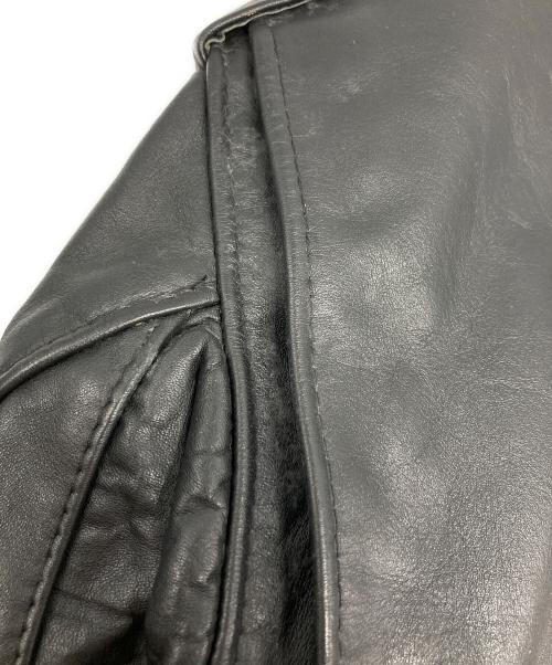 Schott（ショット）Schott (ショット) ダブルライダースジャケット ブラック サイズ:36の古着・服飾アイテム