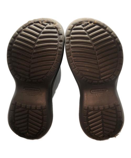 BALENCIAGA（バレンシアガ）BALENCIAGA (バレンシアガ) crocs (クロックス) レインブーツ グレー サイズ:43の古着・服飾アイテム
